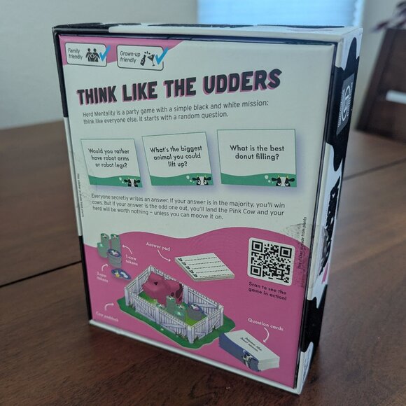 NEW Herd Mentality Udderly Hilarious Party Boardgame Easy Setup and Play - Picture 4 of 6